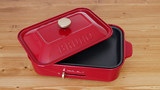 BRUNO コンパクトホットプレート　アッシュグレイズ ブルーノ、柔らかな限定色アッシュグレイズのホットプレートや