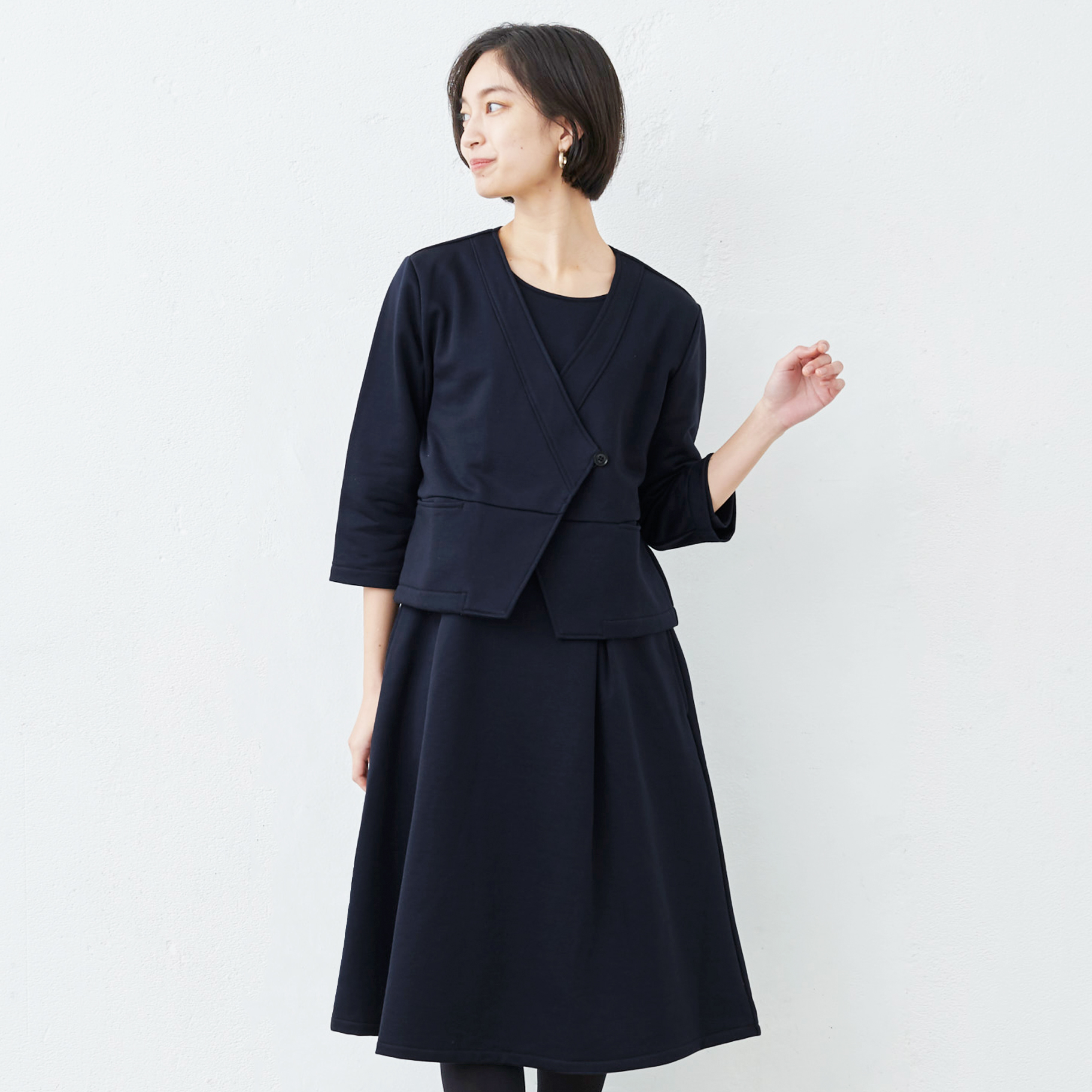 美品 TOKYO IGIN フォーマルワンピース 半袖 入学式 卒業式 結婚