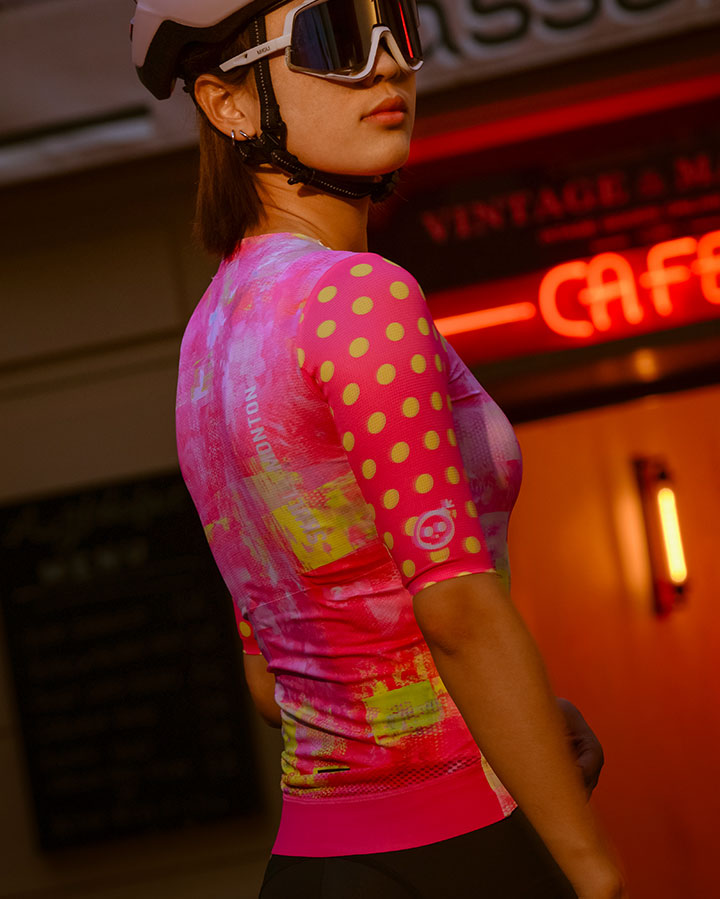 サンティーニ Santini サイクルジャージ ジャケット XS イタリア製 90's Santini サンティーニ“VALDATA” cycle Jacket | cic