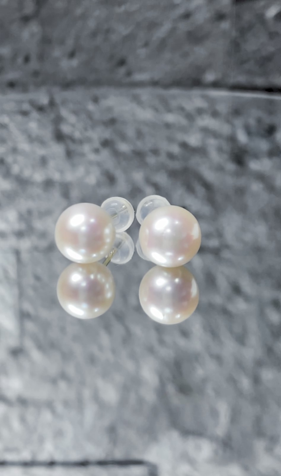 あこや真珠 パール ピアス K18 イエローゴールド 7〜8mm 7〜8