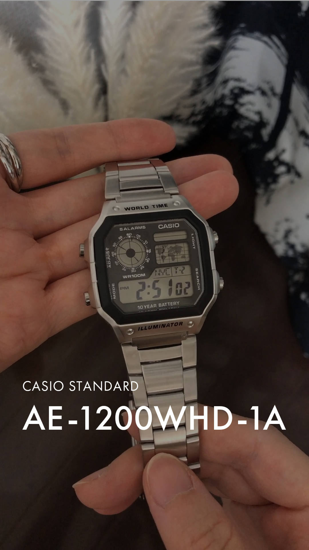 スタンダード デジタル 並行輸入品 10年保証 日本未発売 CASIO