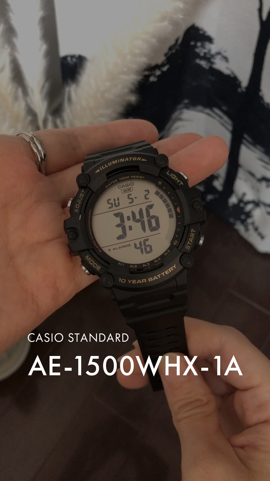 スタンダード デジタル 並行輸入品 10年保証 日本未発売 CASIO