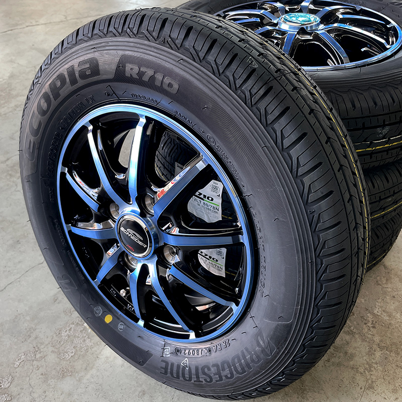 タイヤ・ホイール 145R12 LT 6PR Amazon.co.jp: 決算セール バン用タイヤホイール4本セット