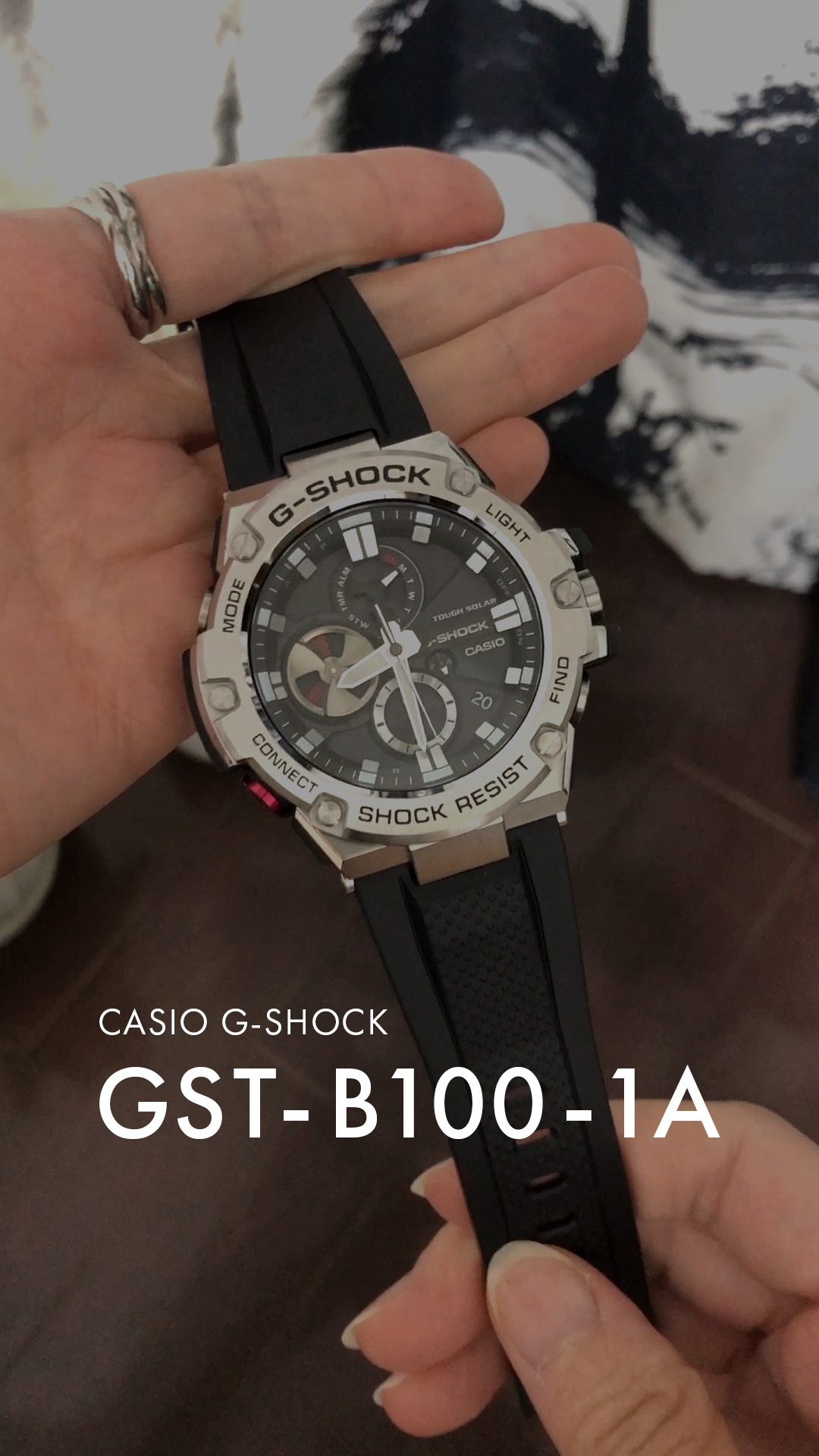 GSTB100-1A | Black G-STEEL Men's Watch G-SHOCK | CASIO