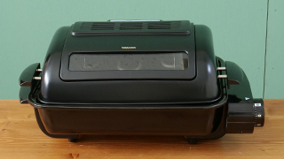 山善 ワイドグリル NFR-1100-MB （マットブラック） フィッシュ