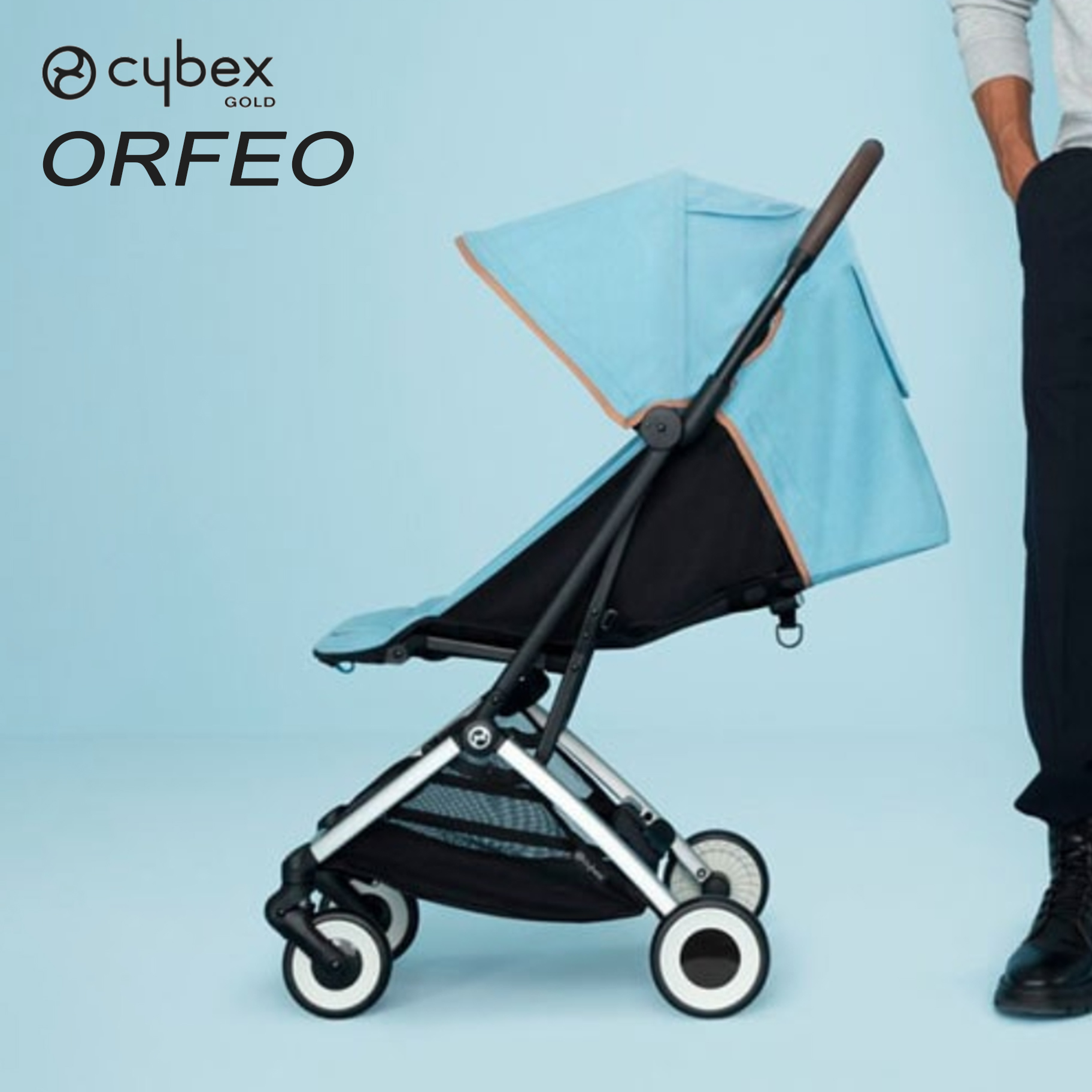 値下げ！　Cybex ORFEO サイベックス　オルフェオ　ベビーカー　ブルー！ サイベックス オルフェオ ベビーカー / ストーミーブルー cybex