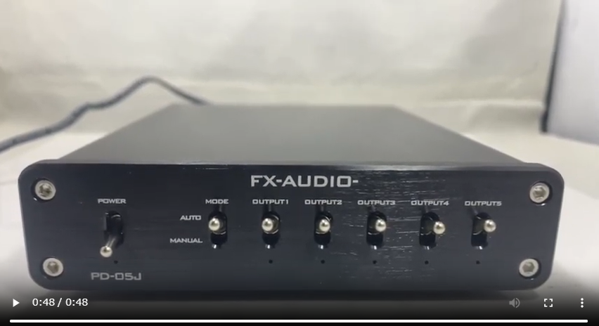 FX AUDIO FX-AUDIO- [ACCESSORY SERIES] PD-05J 5系統DC電源