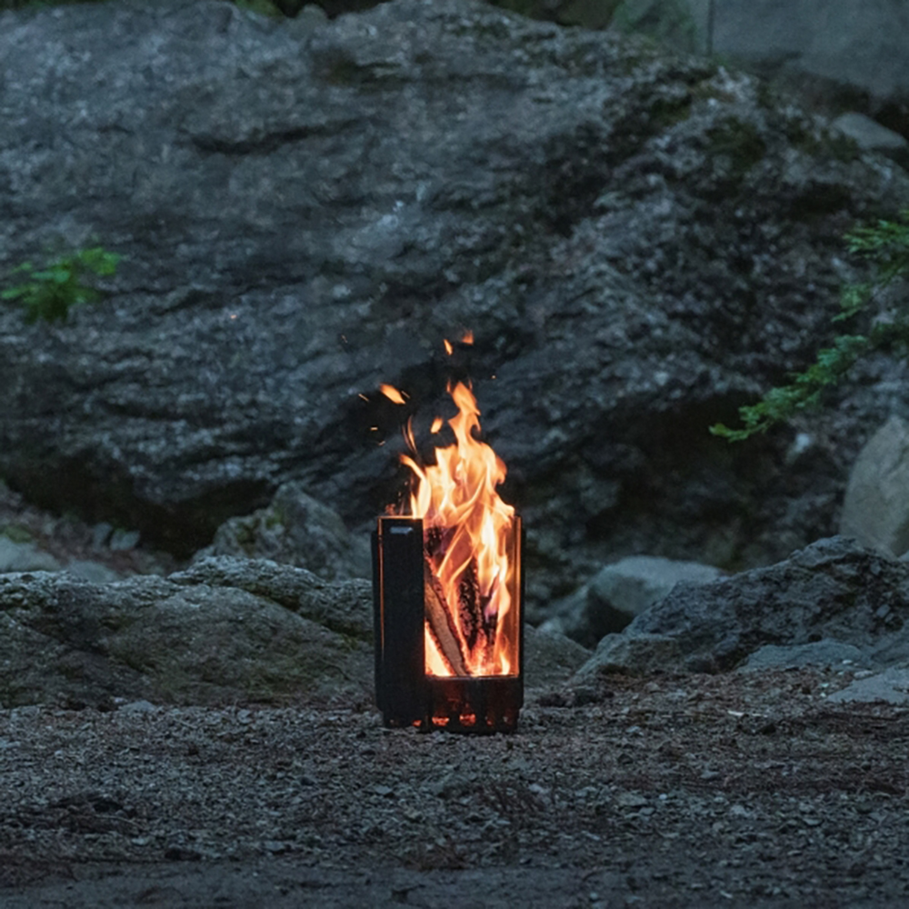 UM Fire Pit 焚火台 二次燃焼 煙が少ない8枚 パネル 脱着 自由