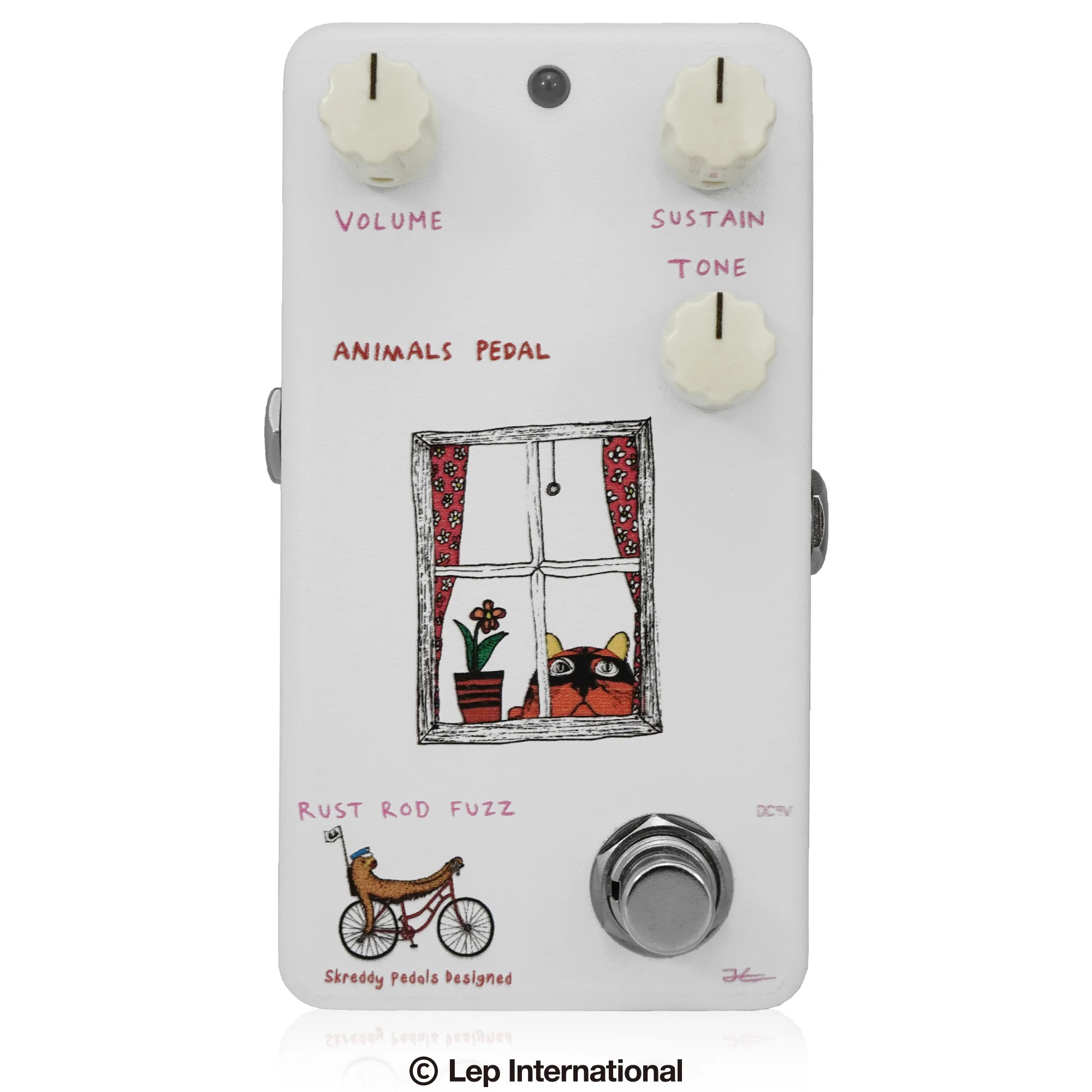 ANIMALS PEDAL RUST RED FUZZ ギターエフェクター Animals Pedal Rust Rod Fuzz ファズ : THEONE エフェクター通販