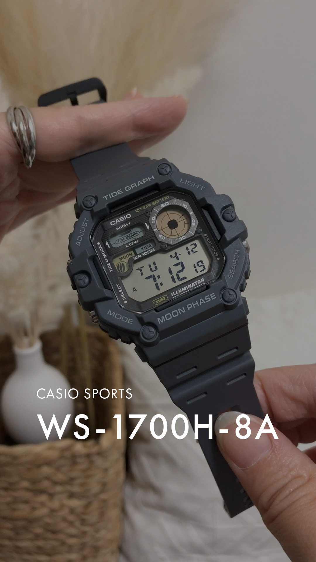 スポーツ デジタル 並行輸入品 10年保証 CASIO SPORTS MENS