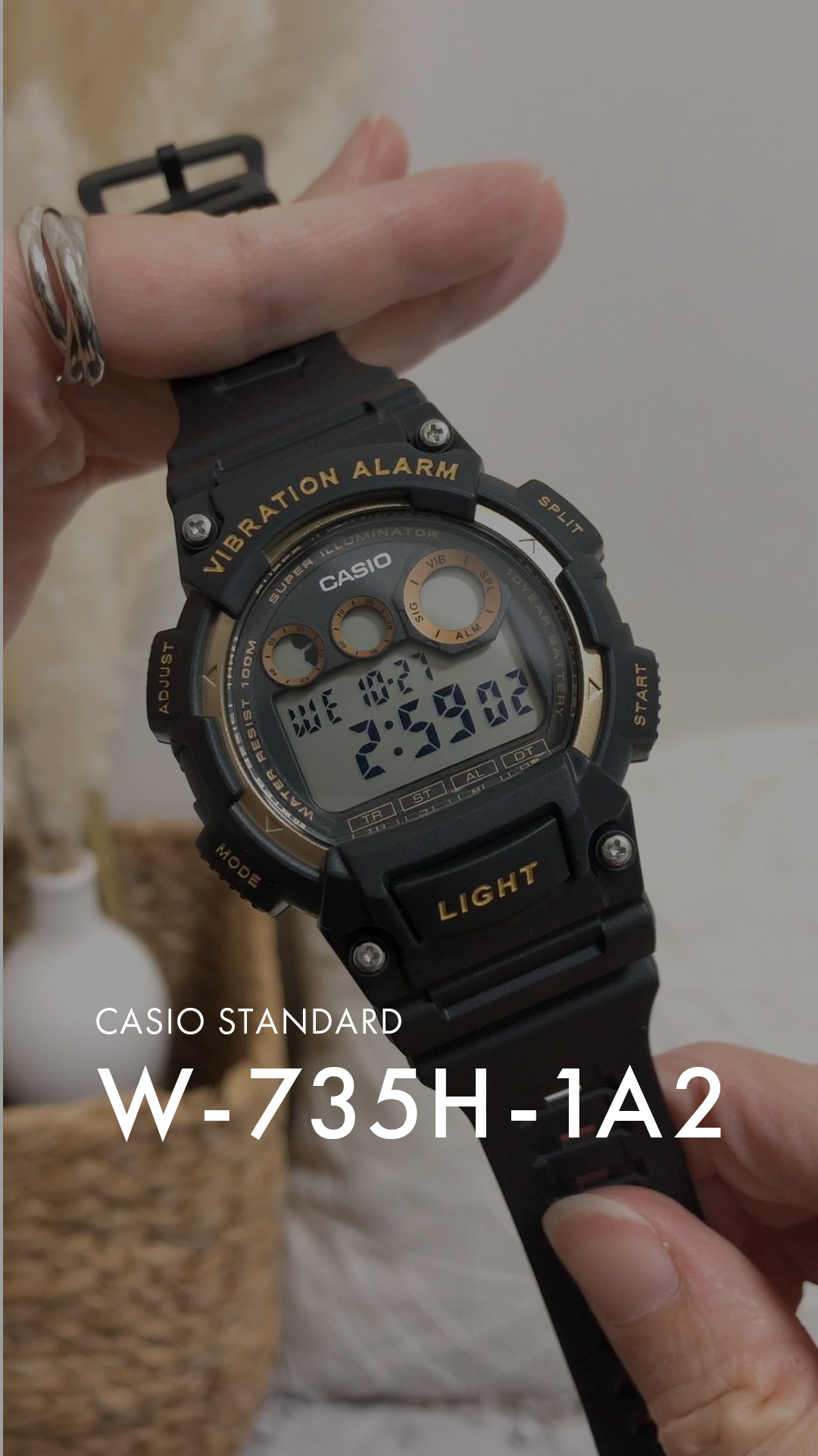 スタンダード デジタル 並行輸入品 10年保証 日本未発売 CASIO