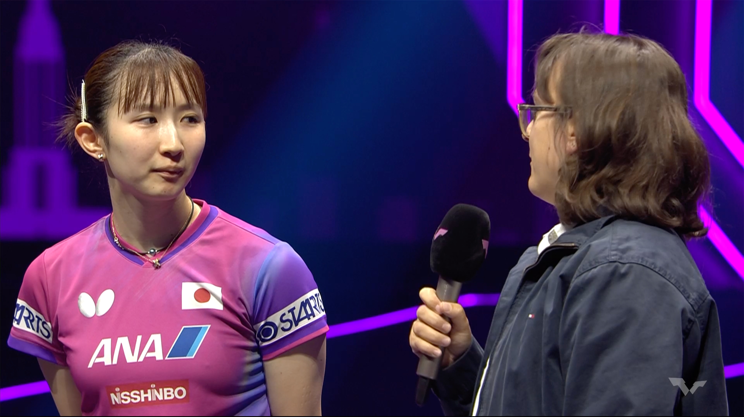 【卓球 インタビュー】早田ひな ストレートで完勝「競っているときに、観客の拍手でもっと頑張ろうと思えた」｜WTTチャンピオンズフランクフルト2025