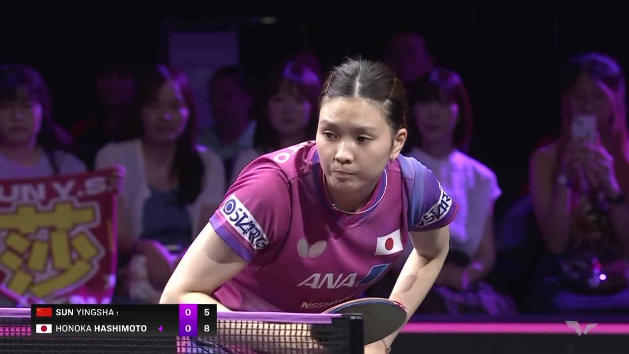 テレビ卓球 動画】【卓球】最強のカットマン橋本帆乃香 世界女王から第1