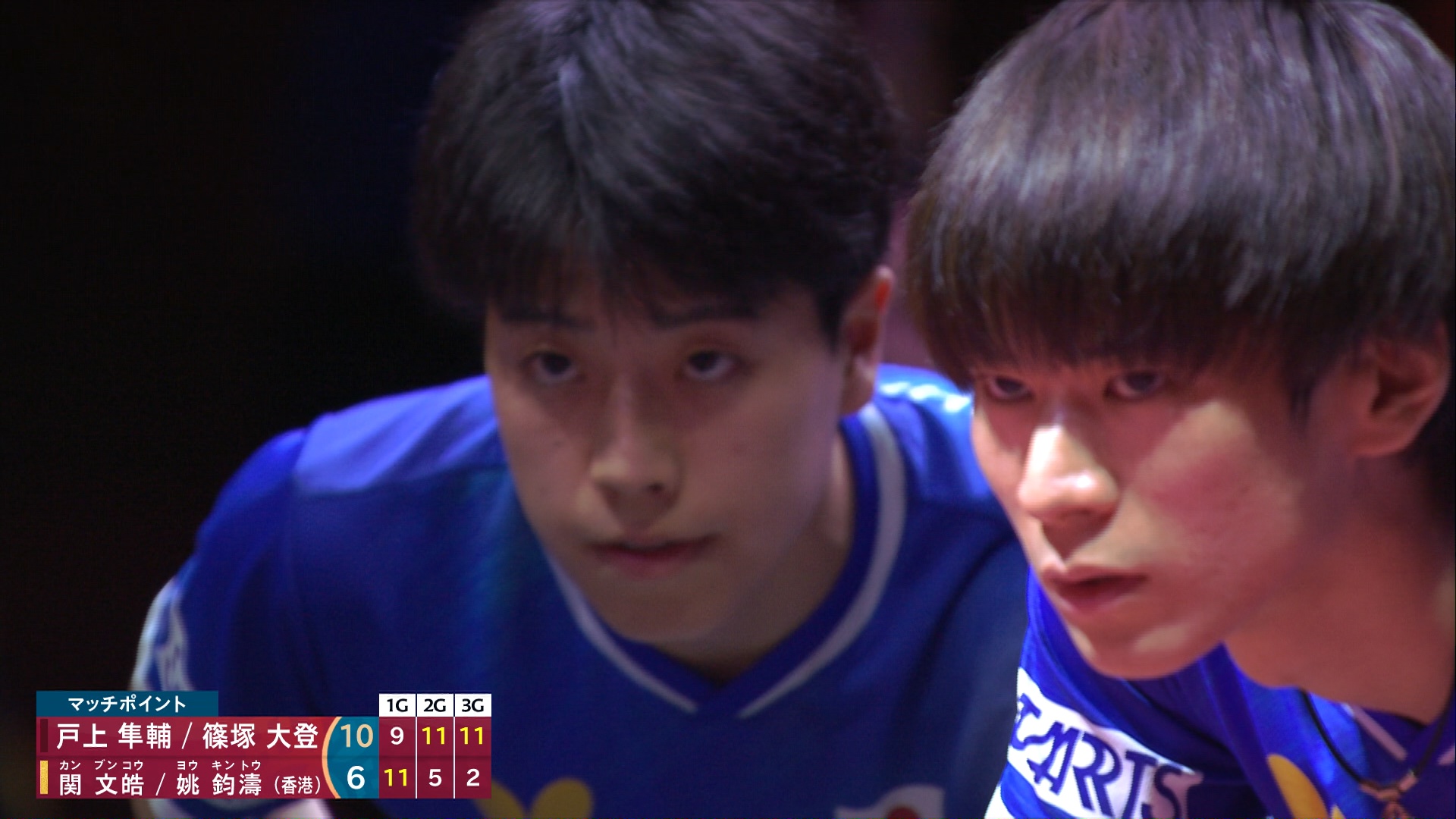 【卓球】パリ五輪代表 戸上隼輔・篠塚大登  香港ペアを下して3回戦進出！｜世界卓球2025 