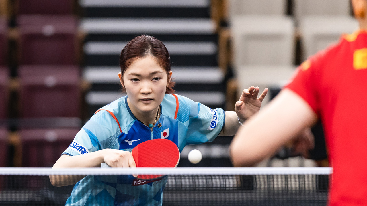 【卓球】木原美悠 3年ぶりVへあと一つ！早田ひなを破った中国選手に勝利｜WTTスターコンテンダードーハ2025