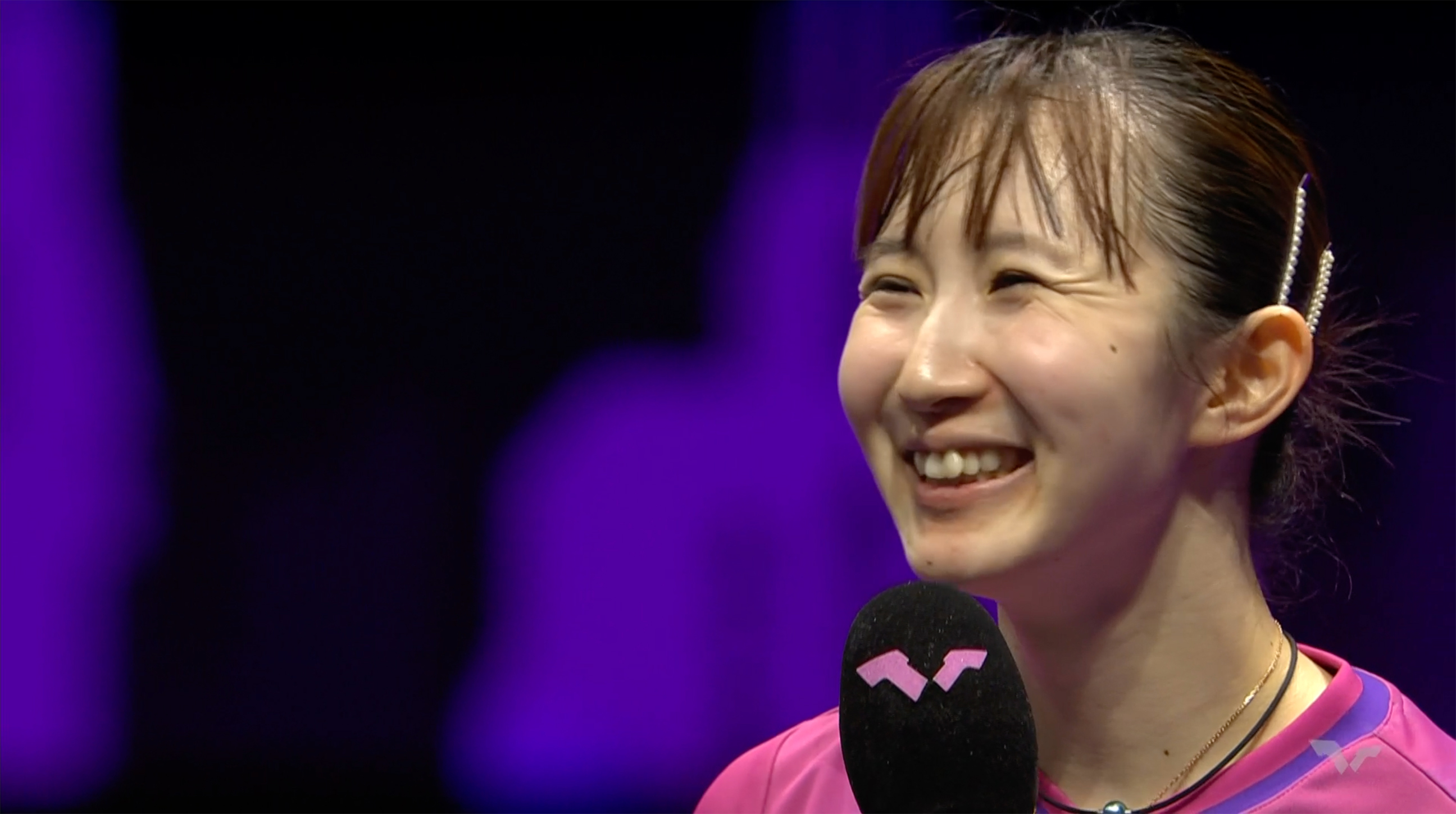 【卓球 インタビュー】早田ひなが伊藤美誠を下して決勝へ！「諦めずに丁寧にプレーし続けた」｜WTTチャンピオンズフランクフルト2025