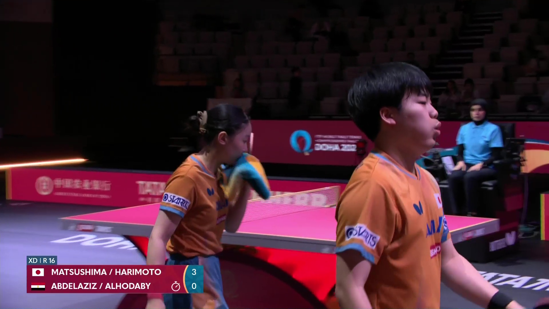 【卓球】松島・張本 準々決勝進出！そらみわペアがストレートの完勝｜世界卓球2025