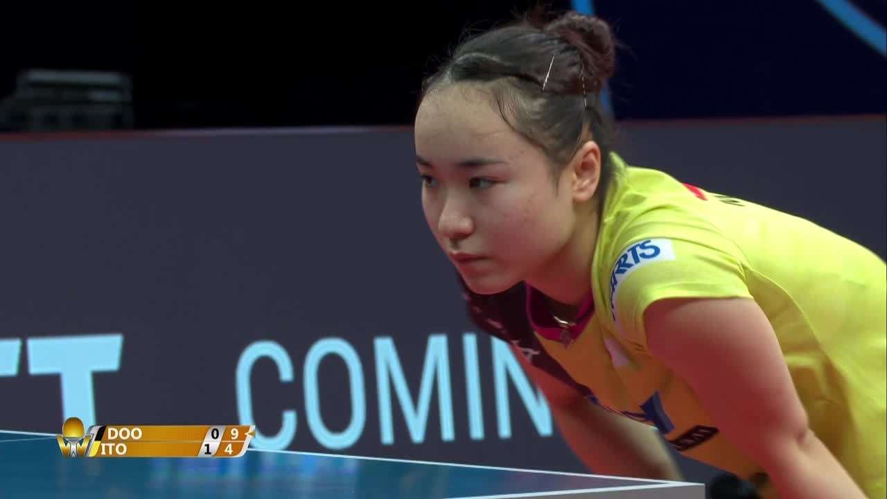 動画 第2ゲーム 伊藤美誠 Vs 杜凱栞 Ittfファイナルズ 女子シングルス1回戦 スポーツナビ Tv Tokyo