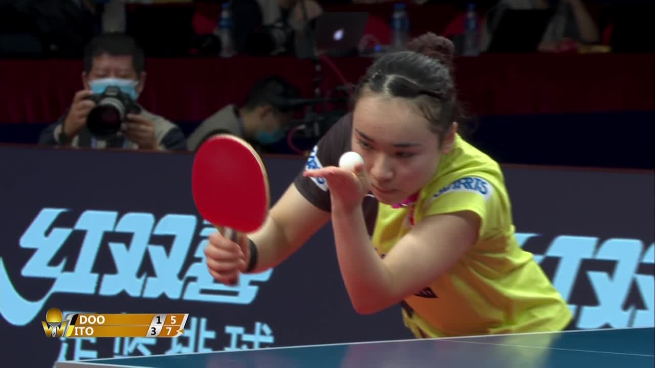 動画 第5ゲーム 伊藤美誠 Vs 杜凱栞 Ittfファイナルズ 女子シングルス1回戦 スポーツナビ Tv Tokyo