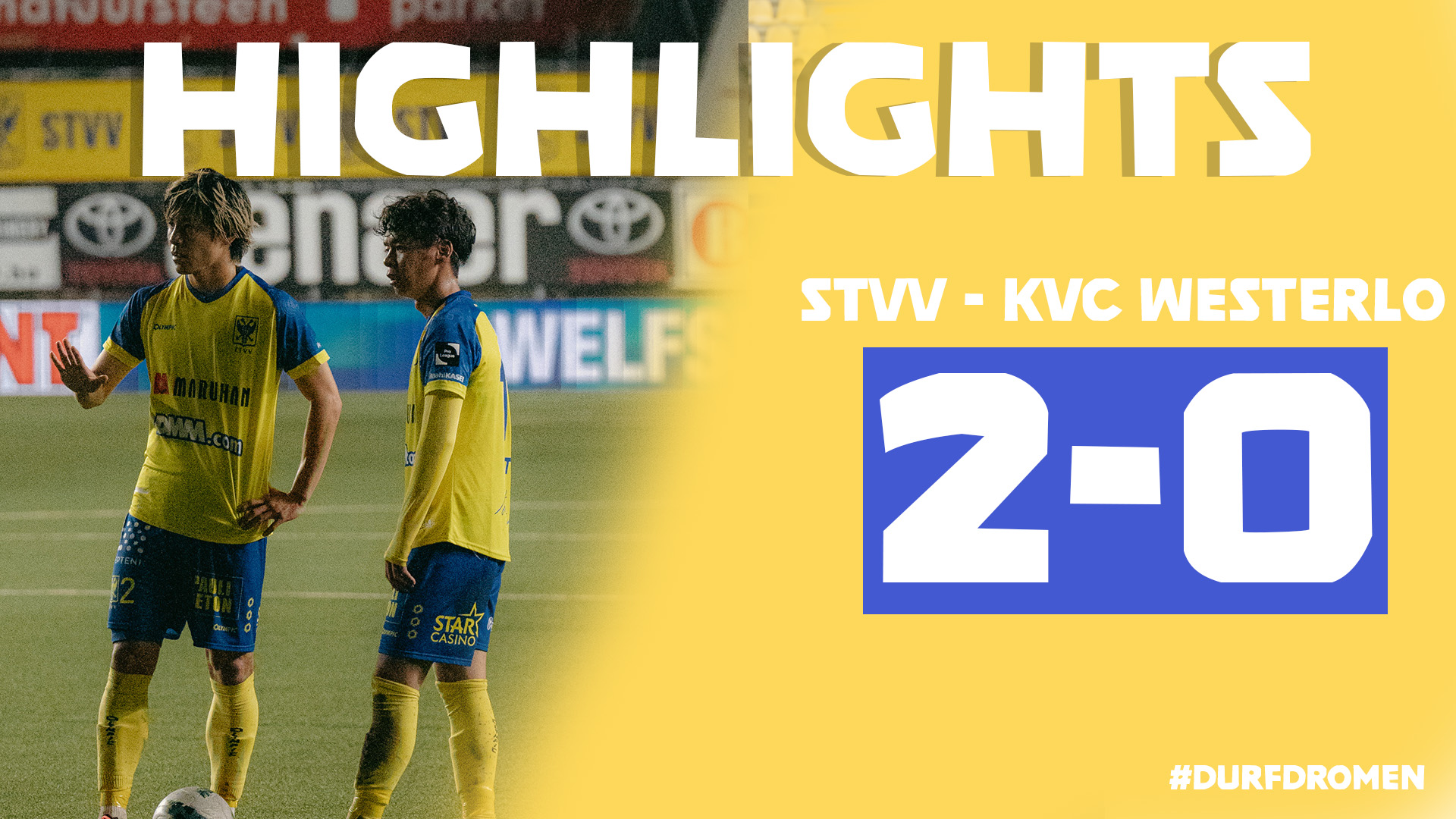 【シントトロイデン】ハイライト | ベルギーリーグ第12節 STVV 2-0 ウェステルロー