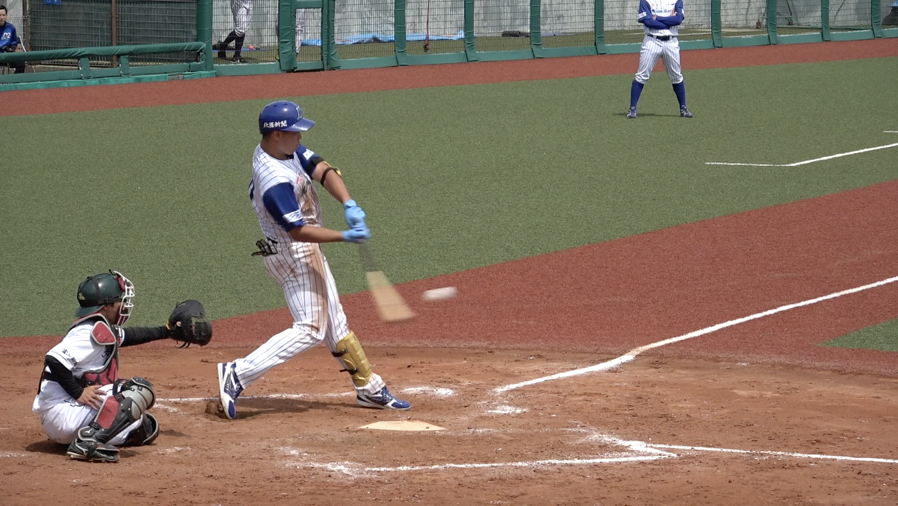 【日本海リーグ】石川MS 大坪梓恩選手が放ったHRをマルチアングル&スローでお届け‼️