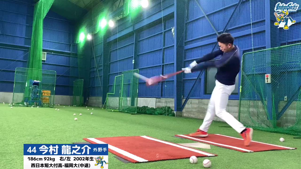 【独立一の長打力】今村龍之介 選手の打撃練習を公開【徳島インディゴソックス】