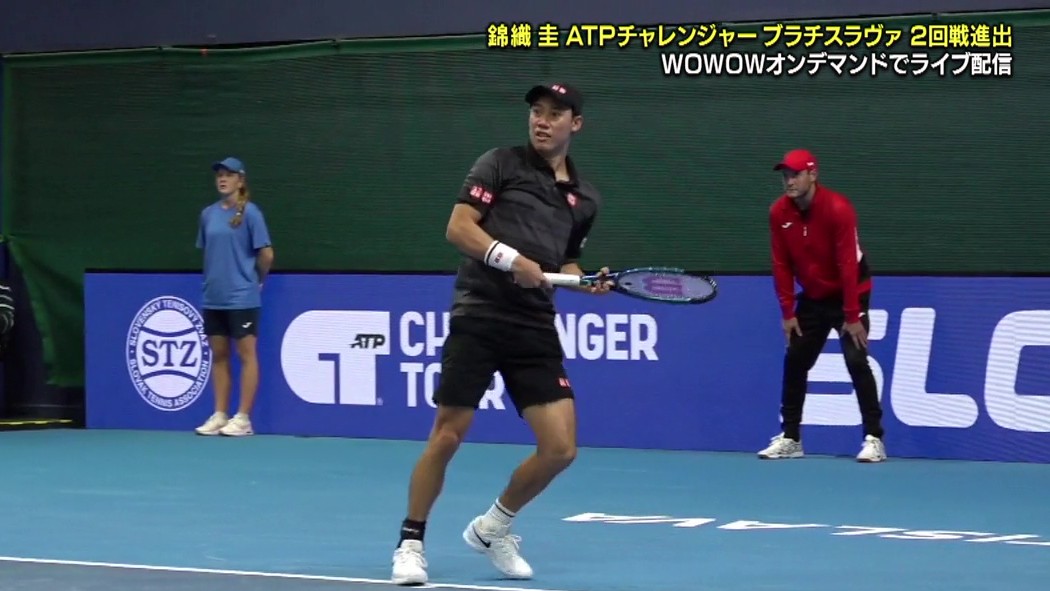 錦織 圭 vs M.フチョビッチ 1回戦ハイライト│男子テニスATPチャレンジャー ブラチスラヴァ