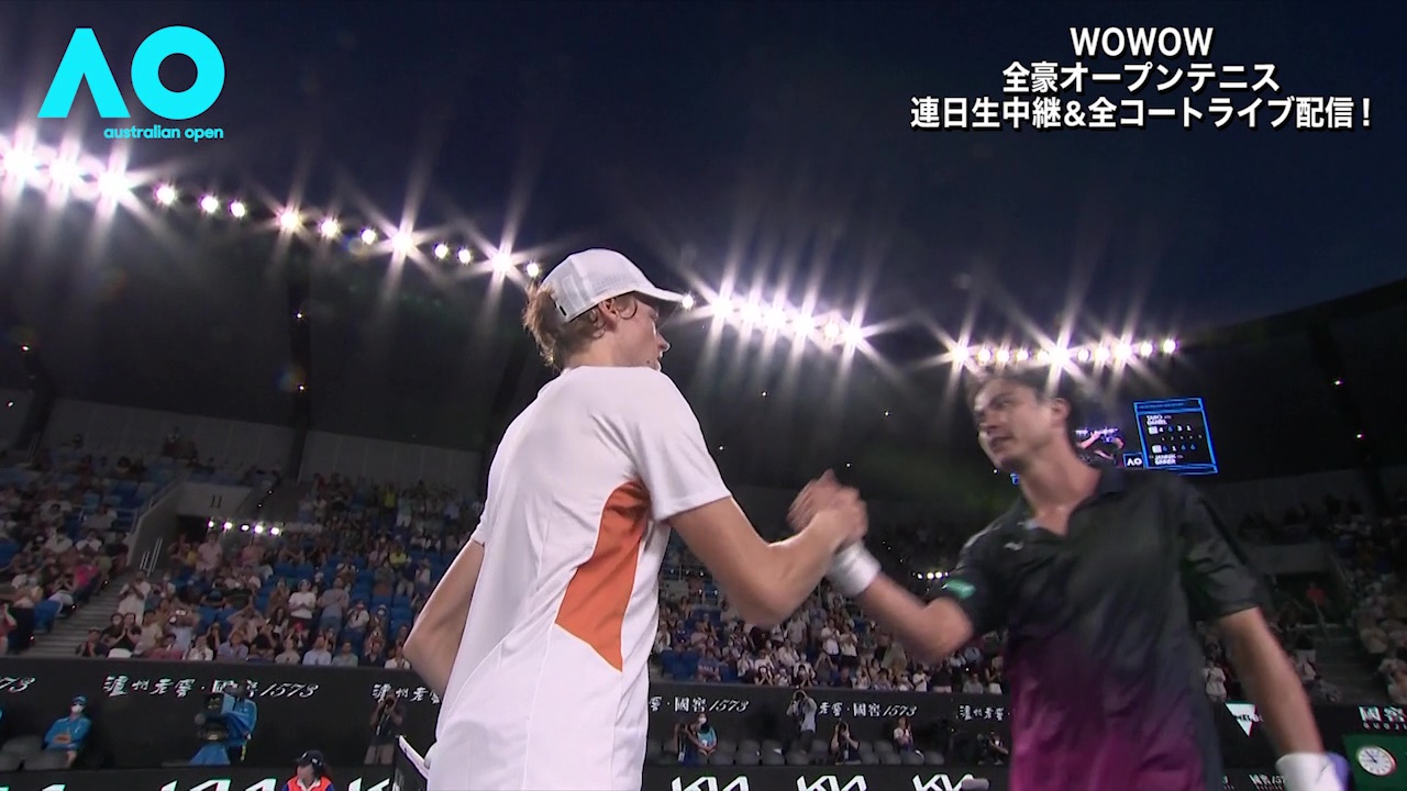 【マッチハイライト】ダニエル太郎 vs Ｊ.シナー／全豪オープンテニス2022 3回戦