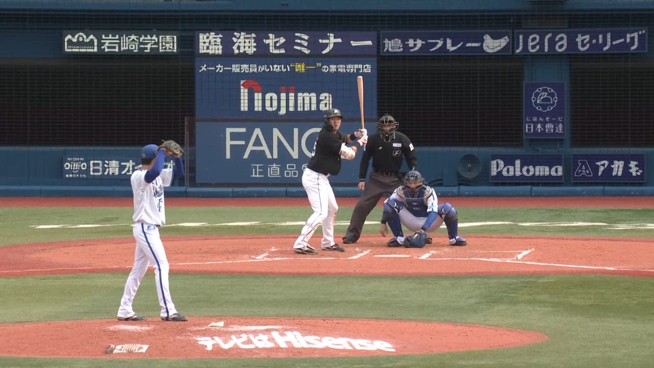 7回表、中川颯選手がキレのあるツーシームで空振り三振を奪う！