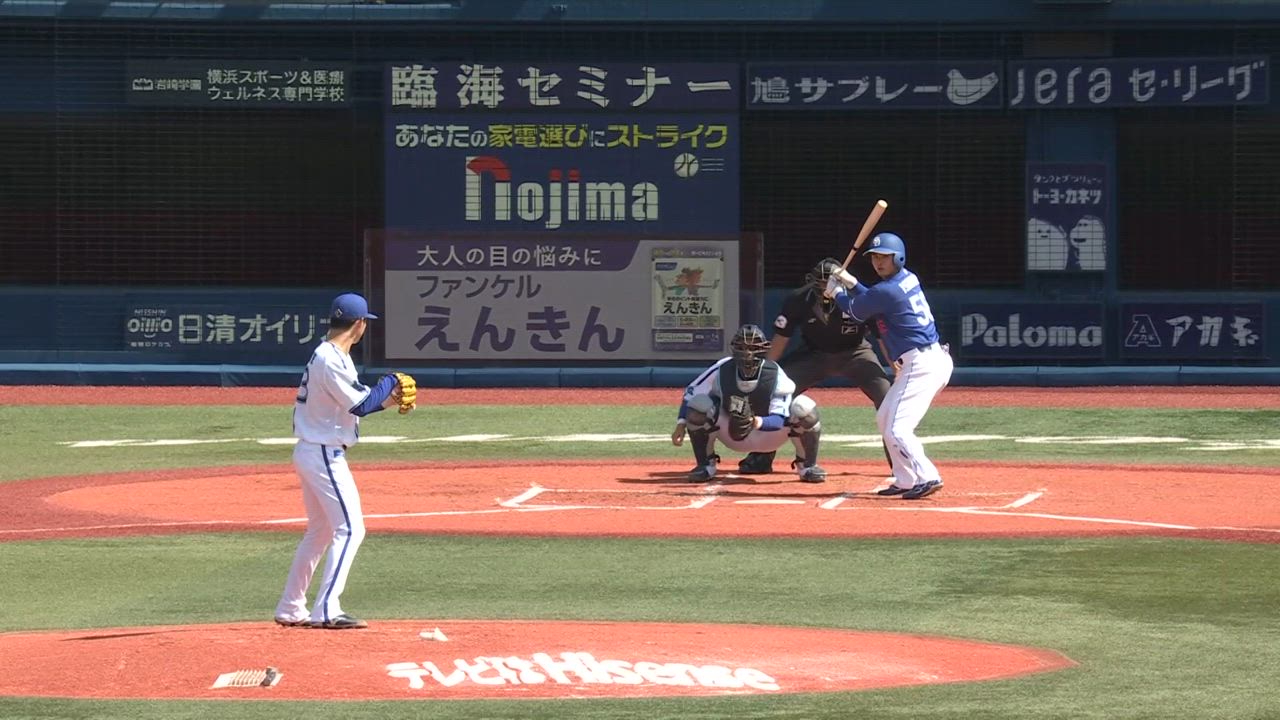 2回表、中川颯選手が外に逃げるスライダーで空振り三振を奪う！