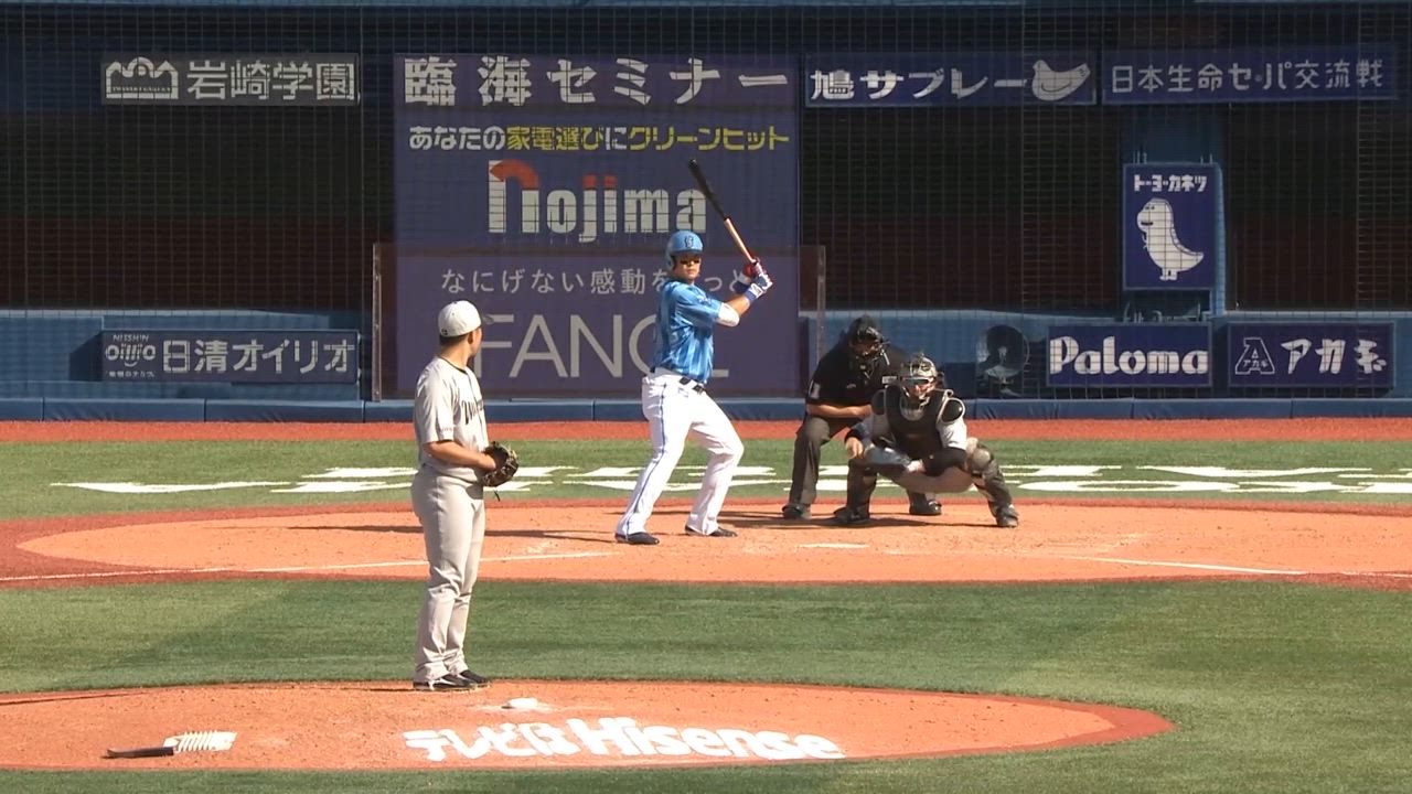 5回裏、筒香選手が右中間への2ランホームランを放つ！！
