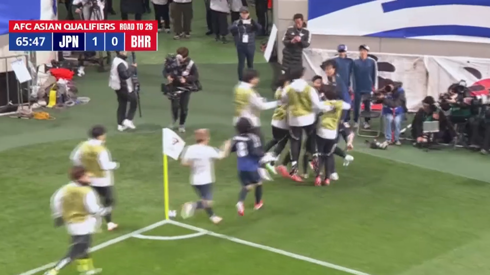 中央突破でこじ開けた！鎌田大地がW杯出場権を手繰り寄せる先制ゴール！ l W杯アジア最終予選 日本 vs. バーレーン