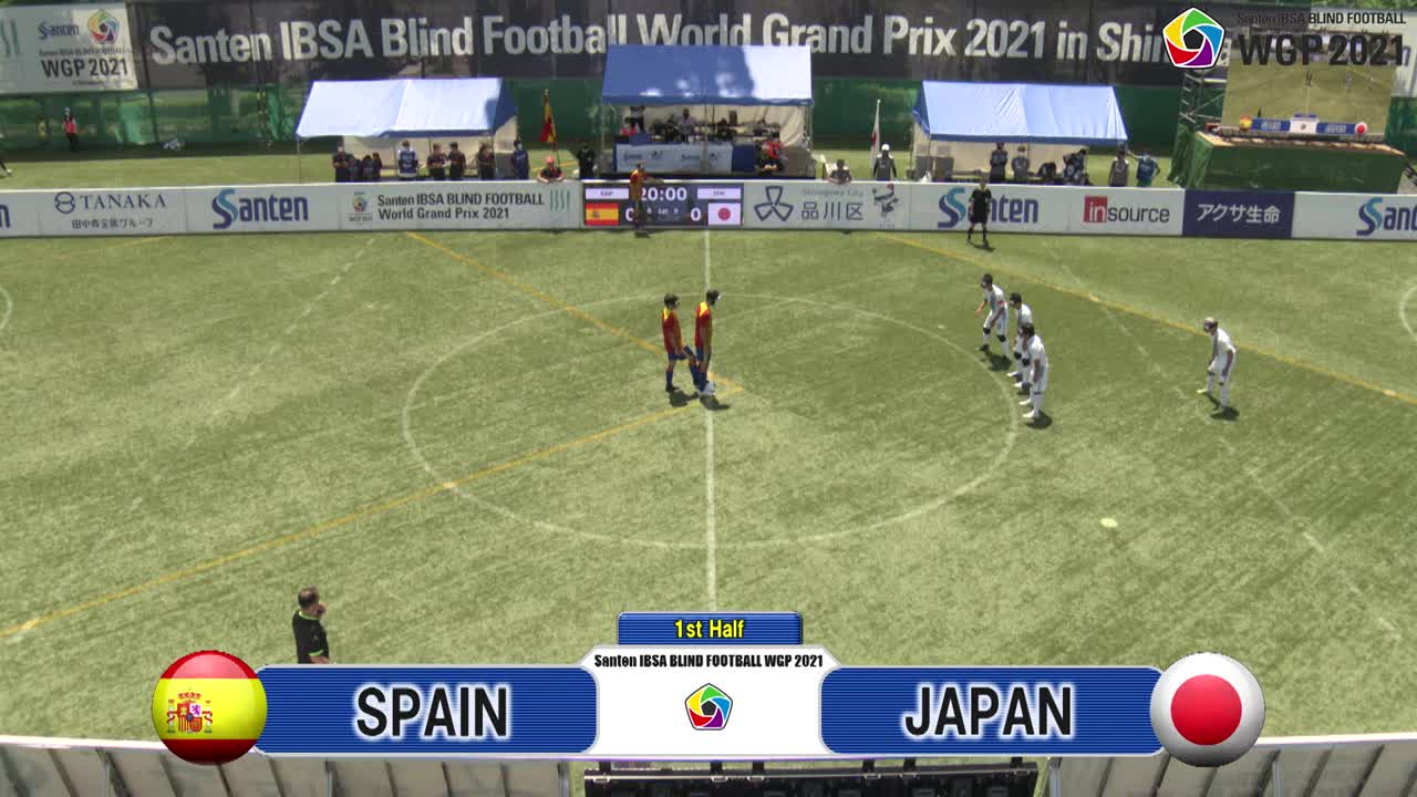 動画 ハイライト M6 スペイン Vs 日本 Santen ブラサカグランプリ 21 スポーツナビ Jbfa 日本ブラインドサッカー協会