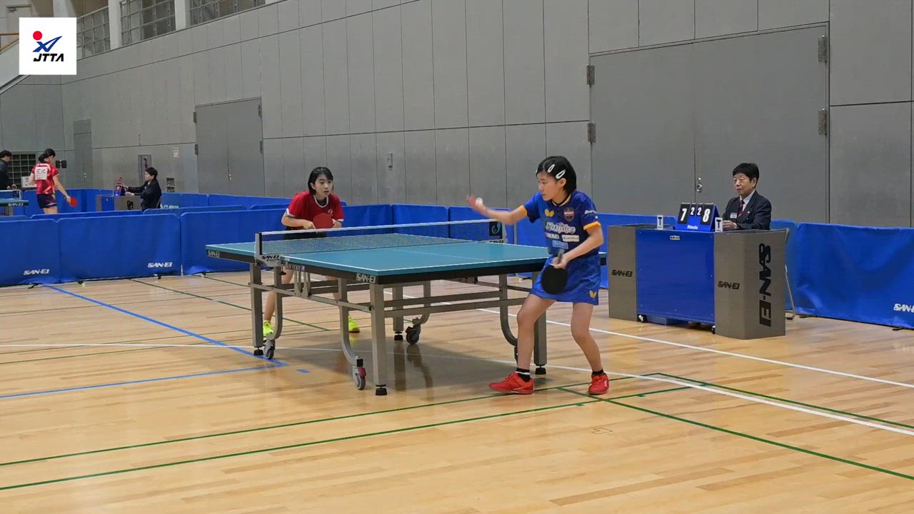 【女子U15第6試合ハイライト】松島美空 vs 高松美緒：スターツ杯『2025年アジアユース卓球選手権大会・世界ユース卓球選手権大会 U-15・U-18　女子日本代表選手選考会』