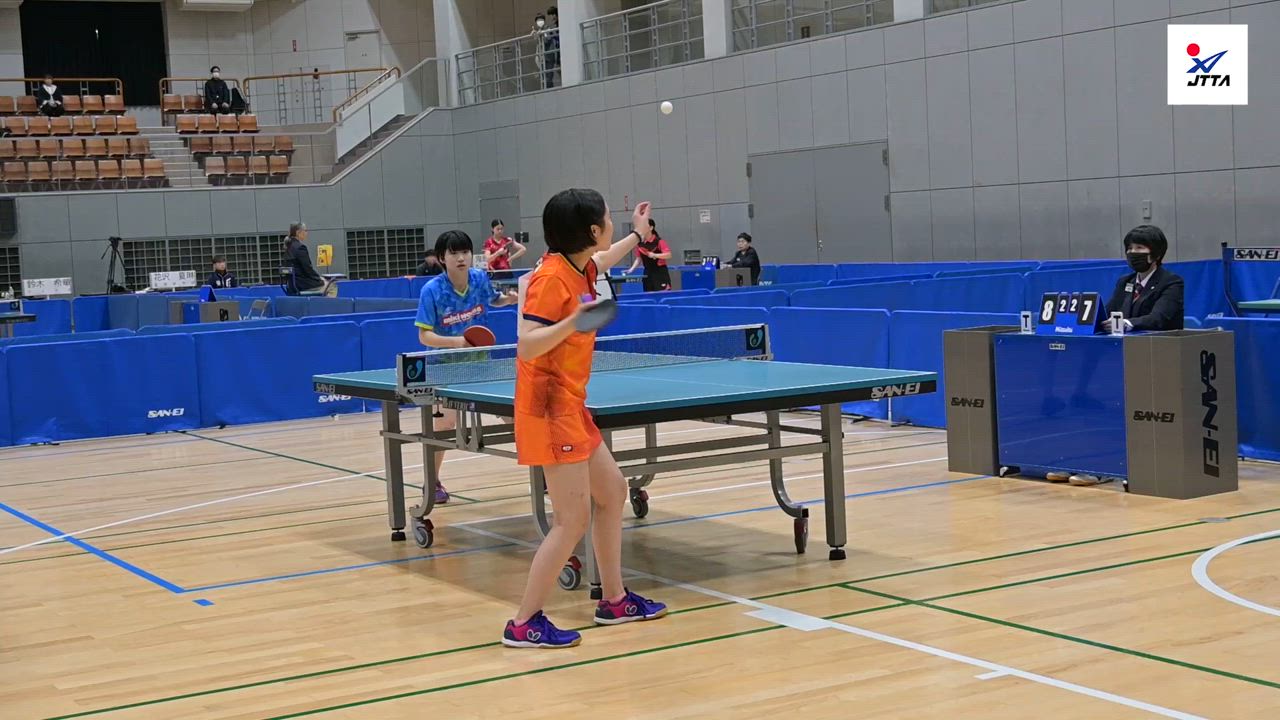 【女子U15第6試合ハイライト】村松心菜 vs 香川さくら子：スターツ杯『2025年アジアユース卓球選手権大会・世界ユース卓球選手権大会 U-15・U-18　女子日本代表選手選考会』
