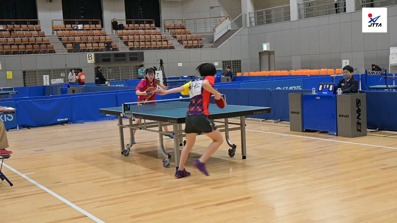 【女子U15第7試合ハイライト】村松心菜 vs 石田心美：スターツ杯『2025年アジアユース卓球選手権大会・世界ユース卓球選手権大会 U-15・U-18　女子日本代表選手選考会』