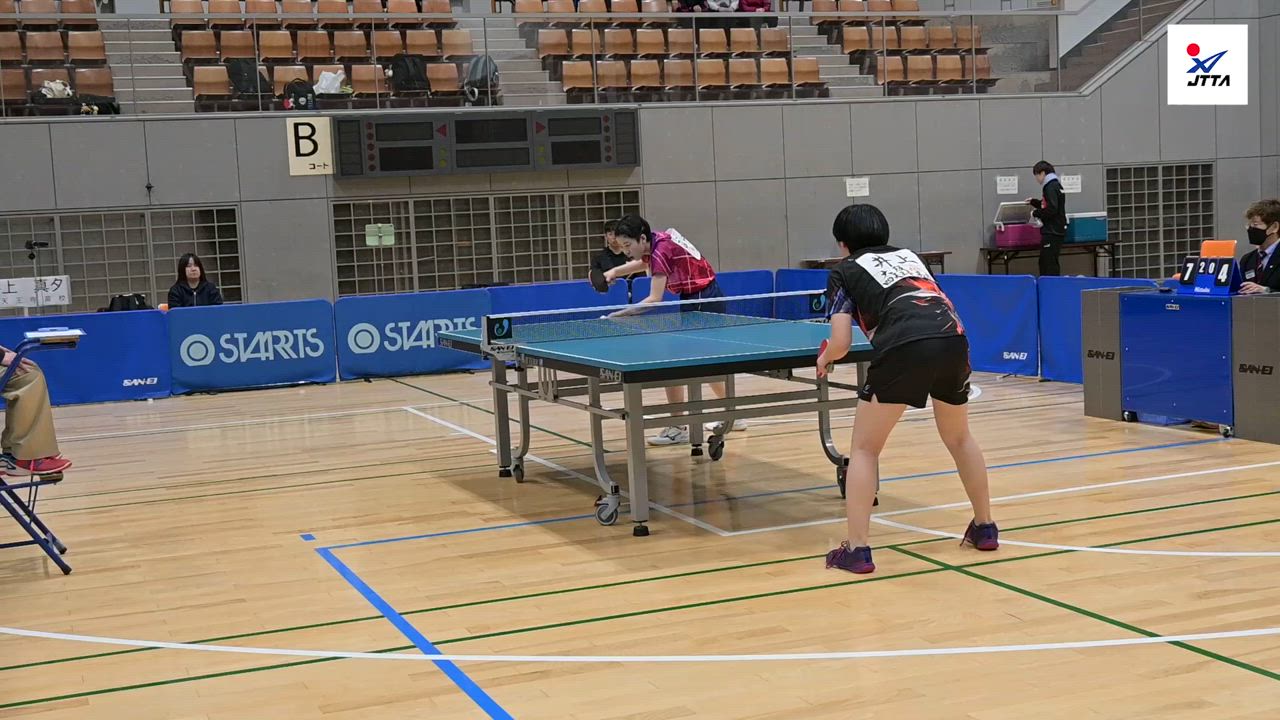 【女子U18第9試合ハイライト】面手凛 vs 井上真夕：スターツ杯『2025年アジアユース卓球選手権大会・世界ユース卓球選手権大会 U-15・U-18　女子日本代表選手選考会』