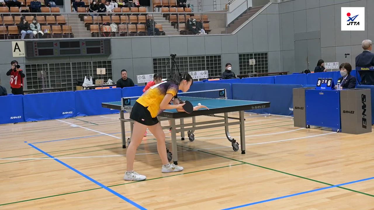 【女子U18第10試合ハイライト】小塩悠菜 vs 佐藤希未：スターツ杯『2025年アジアユース卓球選手権大会・世界ユース卓球選手権大会 U-15・U-18　女子日本代表選手選考会』