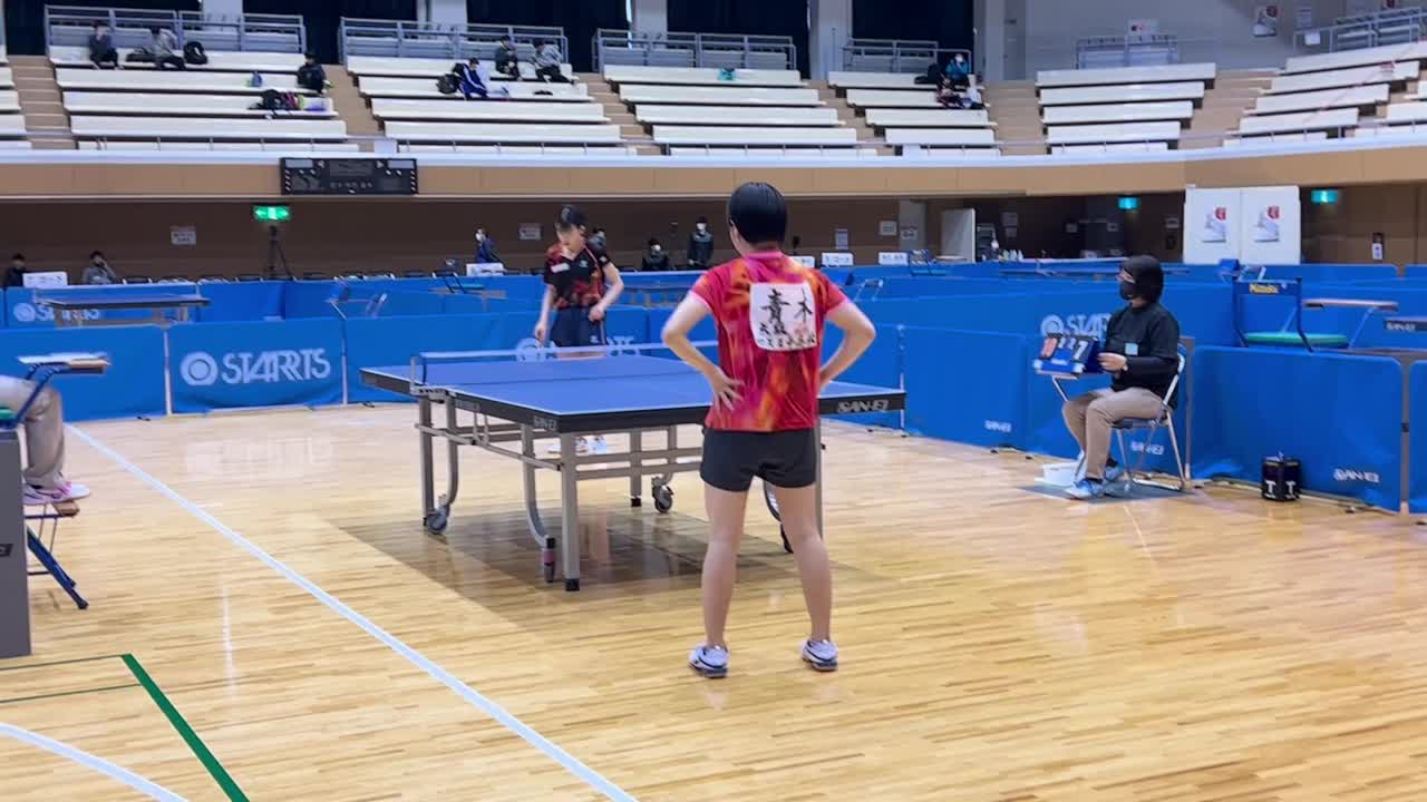 【動画】【女子第3試合ハイライト】面手凛 vs 青木咲智：スターツ杯「2023年アジアユース卓球選手権大会・世界ユース卓球選手権大会U18
