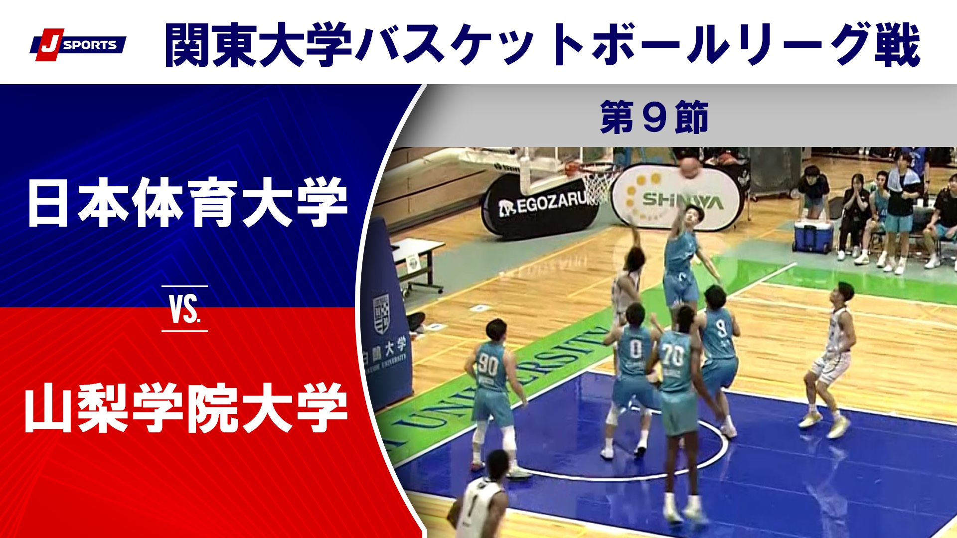 【ハイライト】日本体育大 vs. 山梨学院大｜第100回 関東大学バスケットボールリーグ戦 第9節 #basketball