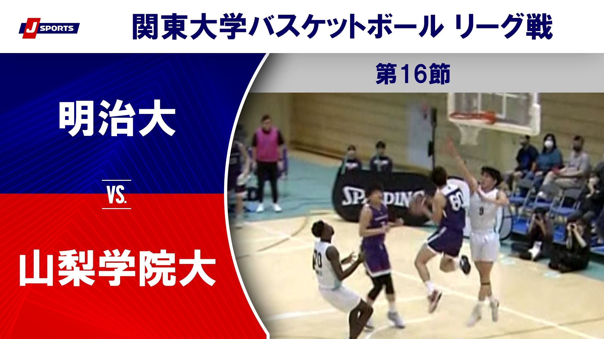 【ハイライト】明治大 vs. 山梨学院大｜第100回 関東大学バスケットボールリーグ戦 第16節 #basketball