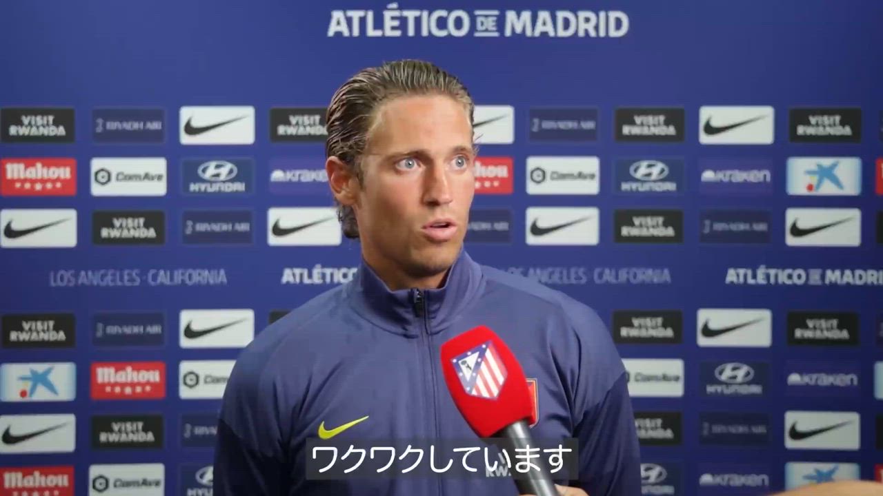 ロサンゼルスでの初トレーニングを終えて、ジョレンテが語りました｜アトレティコ・デ・マドリー