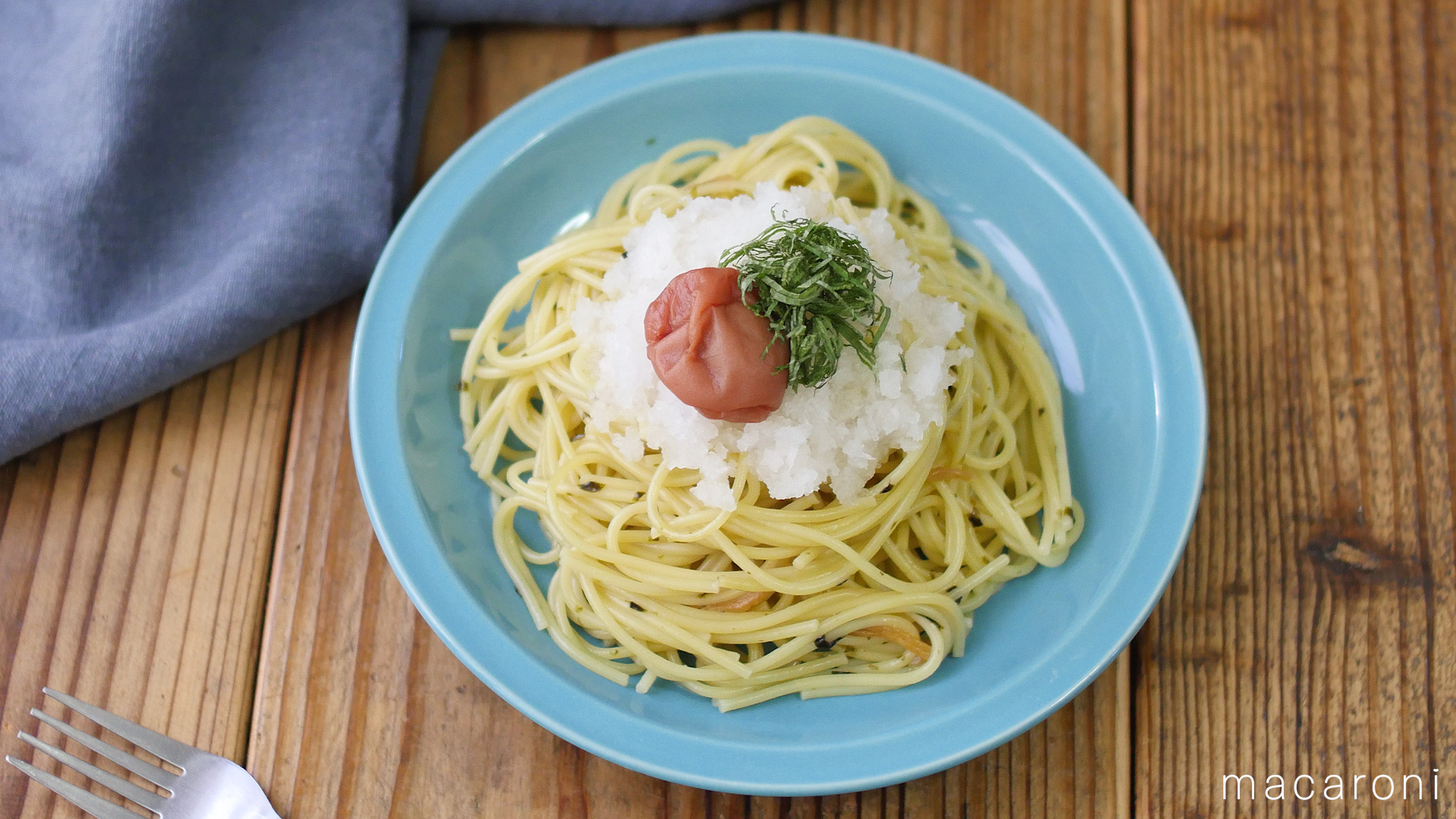 お茶漬けの素で ワンパン梅しそパスタ Macaroni 食 と 女性 が主役のライフスタイルマガジン Yahoo Japan