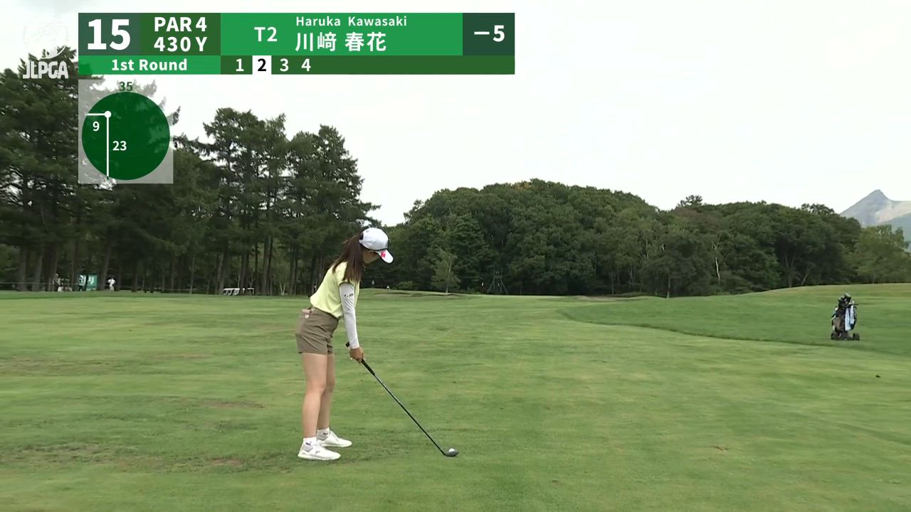 【女子ゴルフ】好ショットでチャンスを演出！川﨑春花が大会初日6アンダーで2位発進！＜ニトリレディスゴルフトーナメント＞