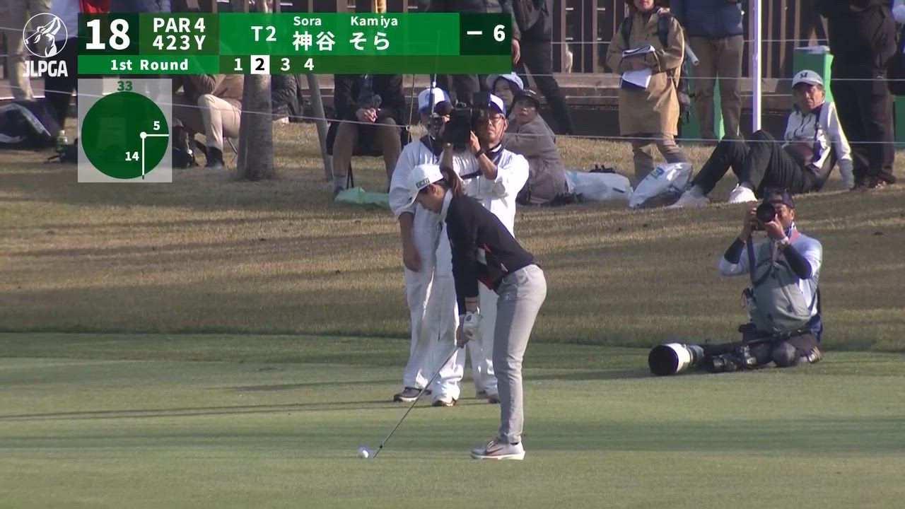 【女子ゴルフ】年間女王争いがアツい！現在メルセデス・ランキング2位の神谷そらがスコア"65"の好発進！＜第41回伊藤園レディスゴルフトーナメント＞