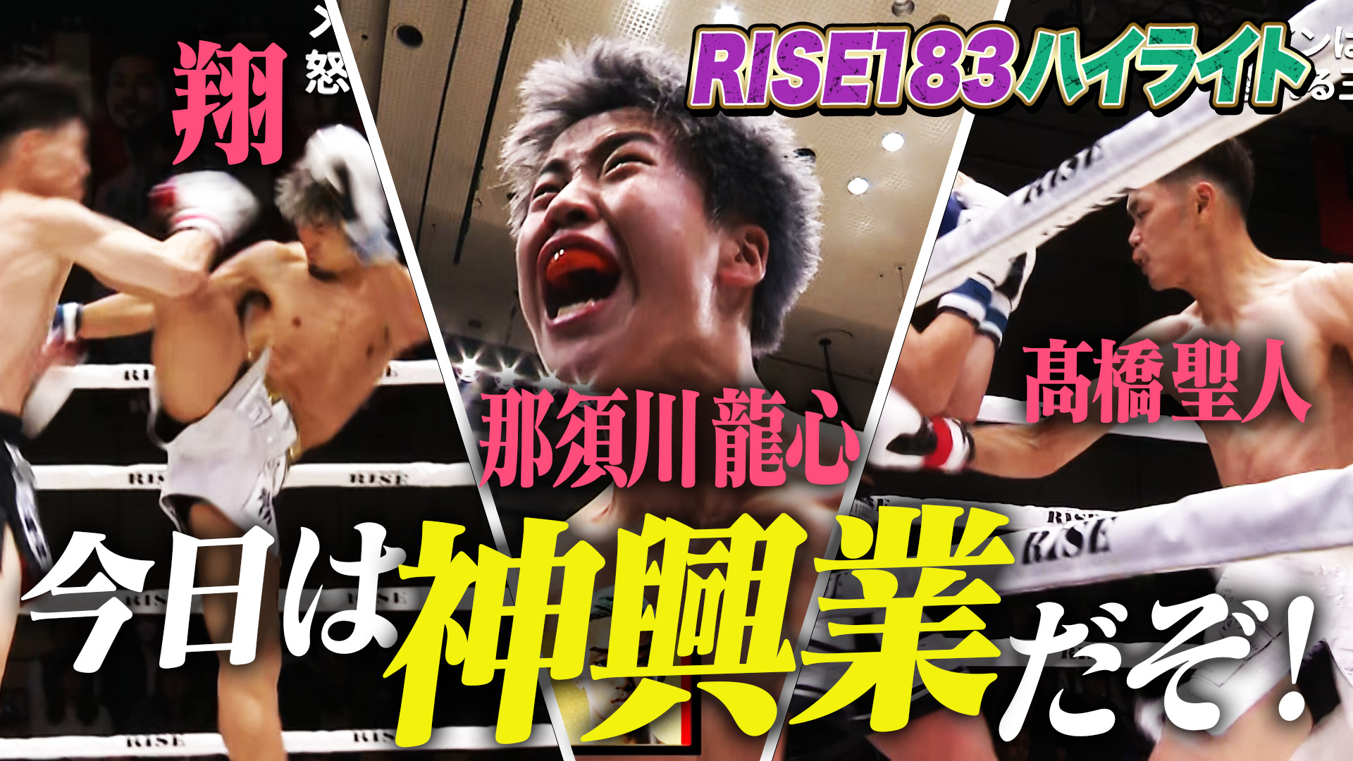 記憶に残る神興行！RISE183の厳選ハイライトをお届け|11.23 RISE183 ABEMAで独占無料生中継