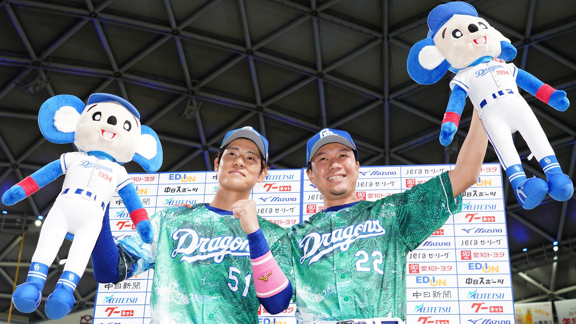 2025/5/7 中日 vs 横浜DeNA ヒーローインタビュー「with Dragons」