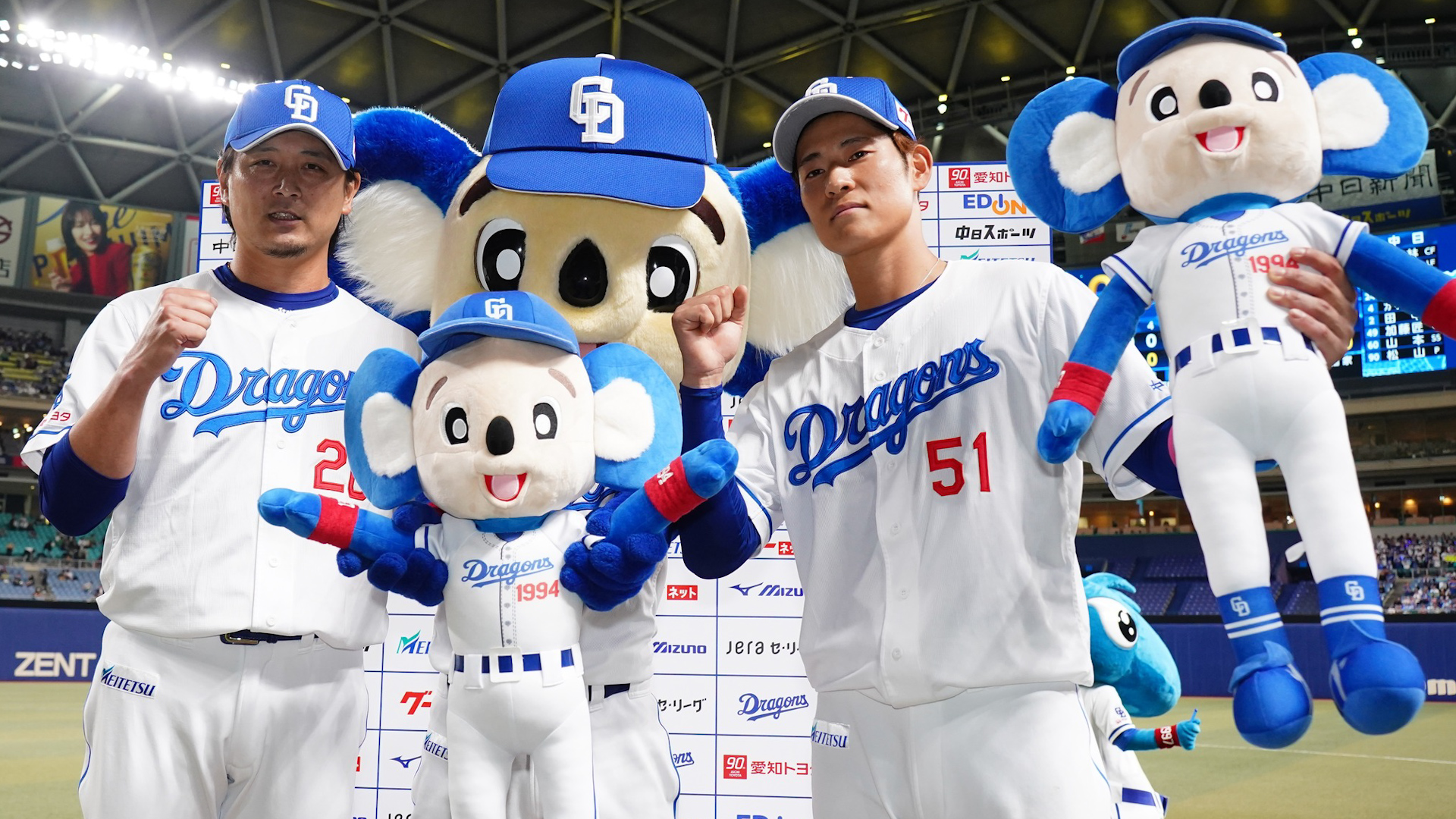 2025/5/14 中日 vs 東京ヤクルト ヒーローインタビュー「with Dragons」