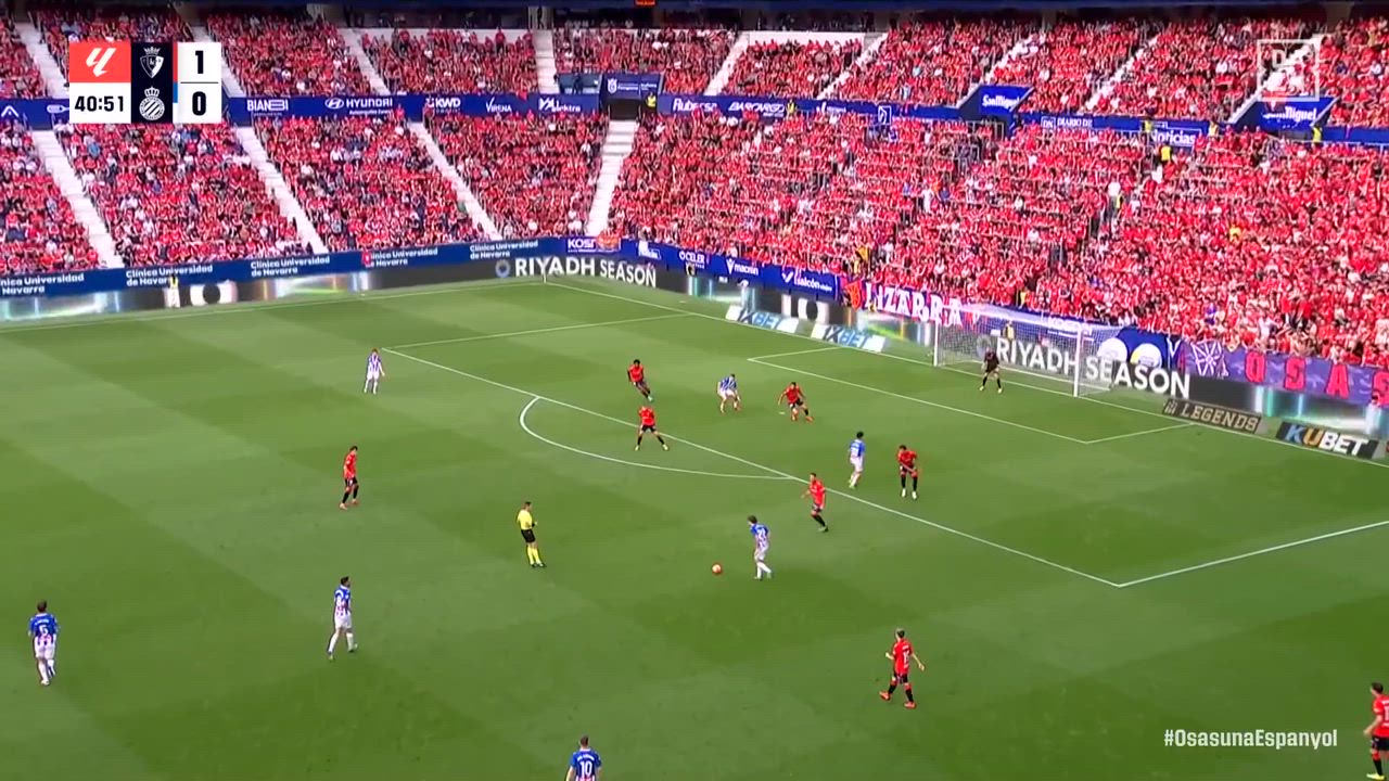 【ラ・リーガ第37節】オサスナ vs  エスパニョール