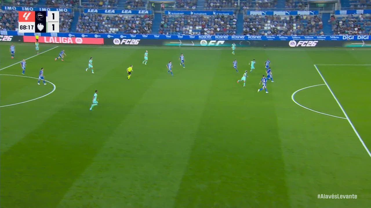 【ラ・リーガ第1節】 デポルティーボ・アラベス vs  レバンテUD